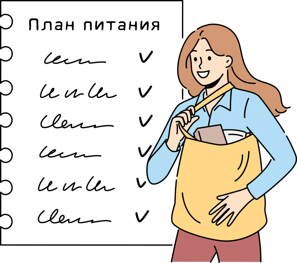 Получите план питания
